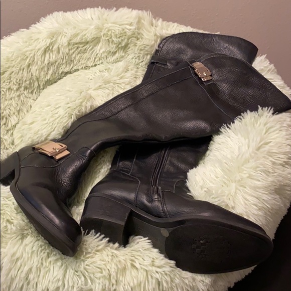 New! Vince Camuto Bocca Boot - Black Leather - Picture 2 of 5